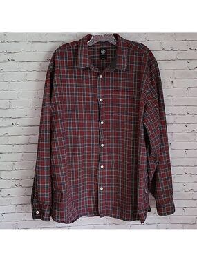 Volcom Men's Long-sleeved Button-Down Classic Fit Shirt, Size XXL